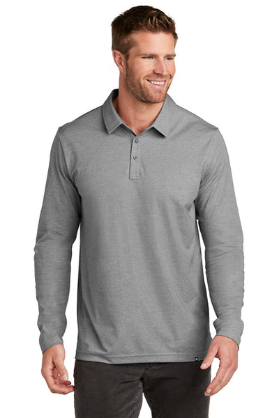 TravisMathew Oceanside Heather Long Sleeve Polo (TM1MZ343)