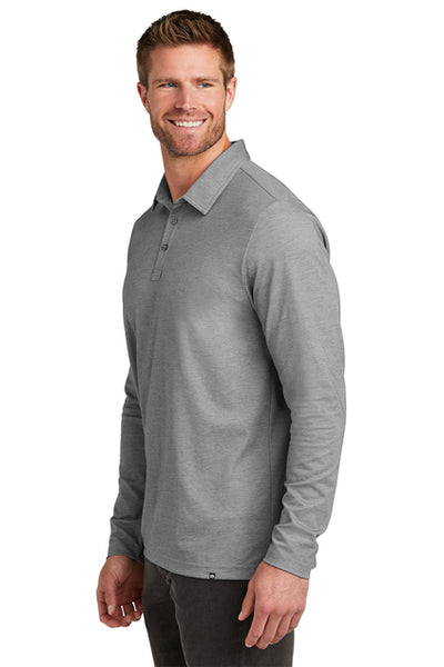 TravisMathew Oceanside Heather Long Sleeve Polo (TM1MZ343)