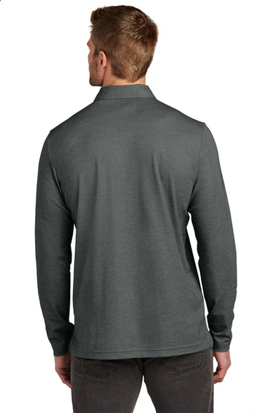 TravisMathew Oceanside Heather Long Sleeve Polo (TM1MZ343)