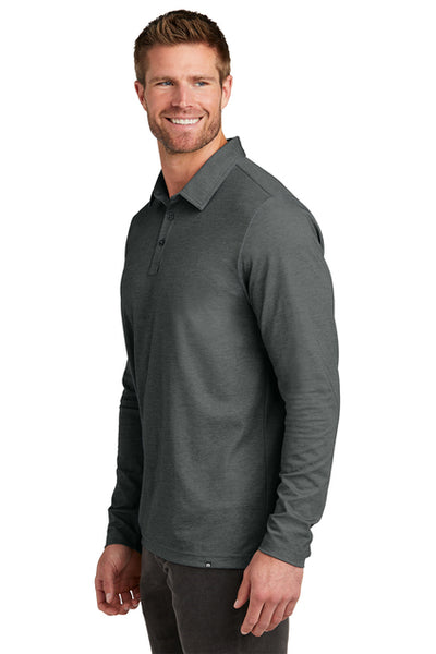 TravisMathew Oceanside Heather Long Sleeve Polo (TM1MZ343)