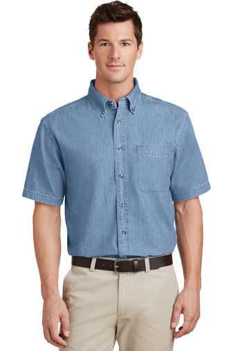 MTC: Port & Company® - Short Sleeve Value Denim Shirt (SP11)