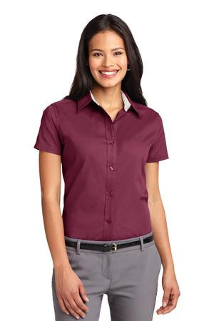 Broward Schools CTACE: Port Authority® Ladies Short Sleeve Easy Care Shirt. L508
