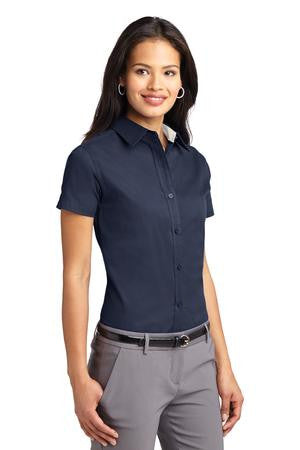 Broward Schools CTACE: Port Authority® Ladies Short Sleeve Easy Care Shirt. L508