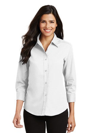 Somerset Dade: Port Authority® Ladies 3/4-Sleeve Easy Care Shirt. (L612)